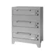 Garland US Range E2111 55" Triple Deck Electric Bake Oven with 8" Interior Height, 4" Legs, 18.6 kW 1 image