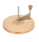 Boska 850510 Cheese Curler Amigo, 8.62" Dia x 0.83" H Wood Board, Stainless Steel Blade, 8" Length 1 image