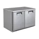 QualServ UCFZ360-SS61A 60" 2-Door Undercounter Freezer, Stainless Steel, 17.04 cu. ft., Auto Defrost 1 image
