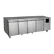 QualServ UCFZ588-SS61A 95" 4-Section Undercounter Freezer w/ 4 Doors, 21.2 cu. ft. 1 image