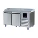 QualServ UCPP466-SS61A 65" 2-Section Refrigerated Pizza Prep Table w/ 2 Doors, 14 cu. ft. 1 image