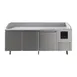 QualServ UCPP488-SS61A 88" 3-Section Refrigerated Pizza Prep Table w/ 3 Doors, 22 cu. ft. 1 image