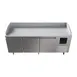QualServ UCPP488-SS61A 88" 3-Section Refrigerated Pizza Prep Table w/ 3 Doors, 22 cu. ft. 5 image
