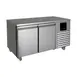 QualServ UCRE552-SS61A 48" 2-Solid Door Undercounter Fridge, Stainless Steel, Front-Breathing, 9.88 cu. ft. 1 image