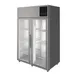 QualServ UCRE553-SG71A 53" Two Section Reach-In Refrigerator w/ 2 Glass Doors, Top Mount, Stainless Steel, 49 cu. ft. 4 image