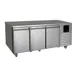 QualServ UCRE570-SS61A 72" 3-Solid Door Undercounter Refrigerator, Stainless Steel, 15.57 cu. ft. 1 image