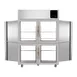 QualServ UCRP249-GS71A 49" 2-Section 8-Half Door Pass-Thru Refrigerator, 49 cu. ft., Top Mounted 1 image