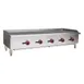 Cookline CCB-60 60" Countertop Gas Charbroiler, (5) 30,000 Btu U-Shape Burner with Manual Control 1 image