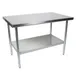 Prepline PWTG-3072 Prepline Worktable with Undershelf, 72" Length 1 image