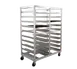 Doyon O1620 Mobile Aluminum Oval Tray Storage Rack, Capacity of 20 Trays 1 image
