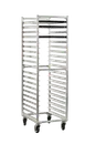 Doyon O8620 Aluminum Bun Pan Rack, Open Sides, Holds 20 Trays, End Loading 1 image