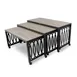 Forbes Industries 7431AHD Halo Series Essentials Heavy Duty Nesting Tables Set 3 1 image