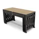 Forbes Industries 7435AHD Nesting Table, Halo Series, Set of 3, Steel Frame, Wood Veneer Tops 2 image