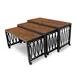 Forbes Industries 7438AHD Halo Series Elite Heavy Duty Nesting Tables, Set of 3 1 image