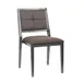 G & A 2757-AL GR10 - Stackable Banquet Chair, 5‑High, Upholstered Square Back with Handhold, Upholstered Seat, 12‑Gauge Aluminum Frame, Grade 10 UPH 1 image