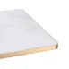 G & A SSB3072 - Quartz Table Top, 30" x 72", 1" Thick, Gold Band, Weatherproof Sintered Stone, Indoor/Outdoor 1 image