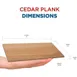 Jaccard 201408-50 Premium Cedar Grilling Planks / Wraps 1 image