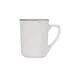 Libbey 114224 Porcelana Linea China Mug, 8.5 oz, 4"5 x 3"9, Black Porcelain Non‑Stackable - 1/Case 1 image