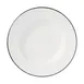 Libbey 114226 Porcelana Linea Pasta Bowl, 12" Dia x 1-5/8" H, 30 oz Black Porcelain Round - 12/Case 1 image