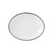 Libbey 114234 - Porcelana Linea Rectangular Platter, 9-3/4" x 7-1/2" x 1-1/4", Black Porcelain, 1/Case 1 image