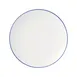 Libbey 114235 Coupe Plate – 10½" Dia x 1¼" H, Round Porcelain, Blue, Curved Edge, Coupe Rim - Case 1 image