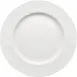 Libbey 657182512000000 - 9-3/4" Round Porcelain China Plate, Embossed Rim, Microwave Safe - Case 1 image