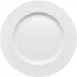 Libbey 657182812000000 - 11" Round Porcelain Plate, Embossed Rim, Microwave & Freezer Safe - 1/Case 1 image