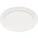 Libbey 657203212000000 - Oval Porcelain China Platter 12" x 8" Embossed Rim, Microwave Freezer Safe - 12/Case 1 image