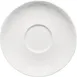 Libbey 657691812000000 China Saucer, 6 1/7" Dia x 0.8" H, Embossed Porcelain, Microwave Safe - Case 1 image