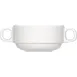 Libbey 662282512000000 Creamsoup Cup, 8.5 Oz (3‑6/7" Dia x 2‑1/12" H) Porcelain, Freezer Safe - Case 1 image