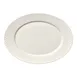 Libbey 669208862000000 Reflections Oval Porcelain Platter 15" x 11" Oven Freezer Safe - 1/Case 1 image