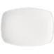 Libbey 671231412000000 Rectangular Coupe Porcelain Dinner Plate 5½" x 3⅞", Oven Microwave Freezer Safe - 1/Case 1 image