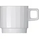 Libbey 676522512000000 - 8.5 oz Porcelain Cup, 3" Diameter, Stackable, Microwave Safe - Case 1 image