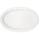 Libbey 690203612000000 Oval China Platter, 14" x 9" Porcelain, Microwave Safe - 1/Case 1 image