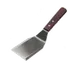Adcraft KT-64 - 11" Hamburger Turner 4" x 3" Offset Blade Beveled Edge Wood Handle Stainless Steel 1 image