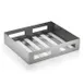 American Metalcraft SSH2 Rectangular Stainless Steel Serving & Display Crate, 9"¼ W x 10"½ D x 2"¼ H 1 image