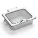 American Metalcraft SYNSRECHM16 Stainless Steel Chafing Dish, 6-1/2 Qt, 13-1/4"W x 15-1/2"D x 4-3/4"H 1 image