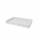 AMPTO VAS007W - Stackable White Pizza Dough Box, 23‑5/8" W x 15‑3/4" D x 2‑3/4" H, Made in Italy 1 image