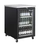 Blue Air BLBB23-1BG-HC Back Bar Cooler 24" Wide, Black Steel, Glass Door with Lock, 1/4 HP 1 image