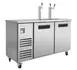 Blue Air BLKC69-3S-HC Keg Cooler, 69" Wide Stainless Steel, 1/2 Barrel (2) Capacity 1 image