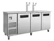 Blue Air BLKC90-4S-HC Beer Cooler, 90" W, 2‑Column 1/2 Barrel, Stainless Steel, 115V 1/3 HP, LED 1 image