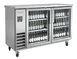 Blue Air BLNBB-60SG-HC Back Bar Cooler, 61-1/8" W, 22-26" Depth, 2 Glass Doors, 4 Shelves, R290, 115V 1 image