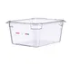 Carlisle 09842 - GN 1/2 Plastic Food Pan, 6" Deep, Clear Polycarbonate, Integrated Label 1 image