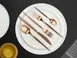 Amefa 1114AEB000325 Tablespoon, 7‑15/16" Satin Finish, 18/0 Stainless Steel, PVD Copper - 1 Dozen 2 image