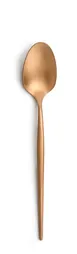Amefa 1114AEB000325 Tablespoon, 7‑15/16" Satin Finish, 18/0 Stainless Steel, PVD Copper - 1 Dozen 1 image