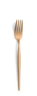 Amefa 1114AEB000340 Dessert Fork – 7.2" Finish PVD Copper, 18/0 Stainless Steel, 0.06 lb - 1 Dozen 1 image