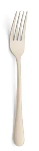 Amefa 1410AVB000320 Fork, 8-1/8" Satin Finish, 18/10 Stainless Steel Austin PVD Champagne - 1 Dozen 1 image