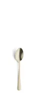 Amefa 1410AVB000380 Demitasse Spoon 4-11/16" Satin 18/0 Steel Austin PVD Champagne - 1 Dozen 1 image