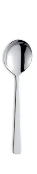 Amefa 193300B000350 Soup Spoon, 7-7/16" Mirror, 18/10 Stainless Steel, Bliss - 1 Dozen 1 image