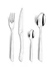 Amefa 2274PVBX00320 Fork – 8‑1/3" 18/0 Stainless Steel, Wood‑Grain ABS, Dishwasher Safe - 1/Case 1 image